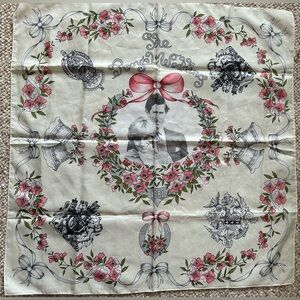 Rare Royal Wedding Commemorative Scarf Made in Italy